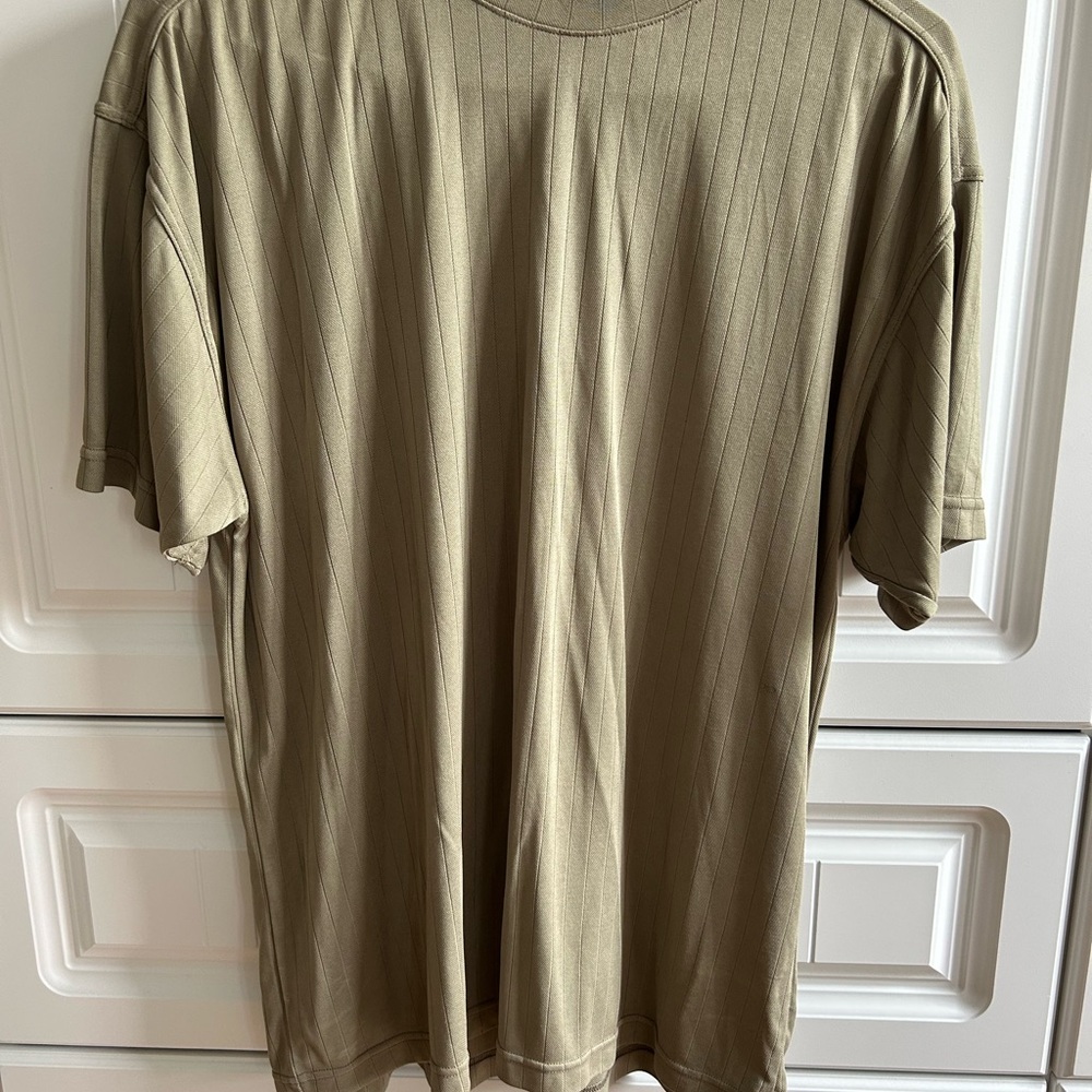 Men's Casual Khaki T-Shirt